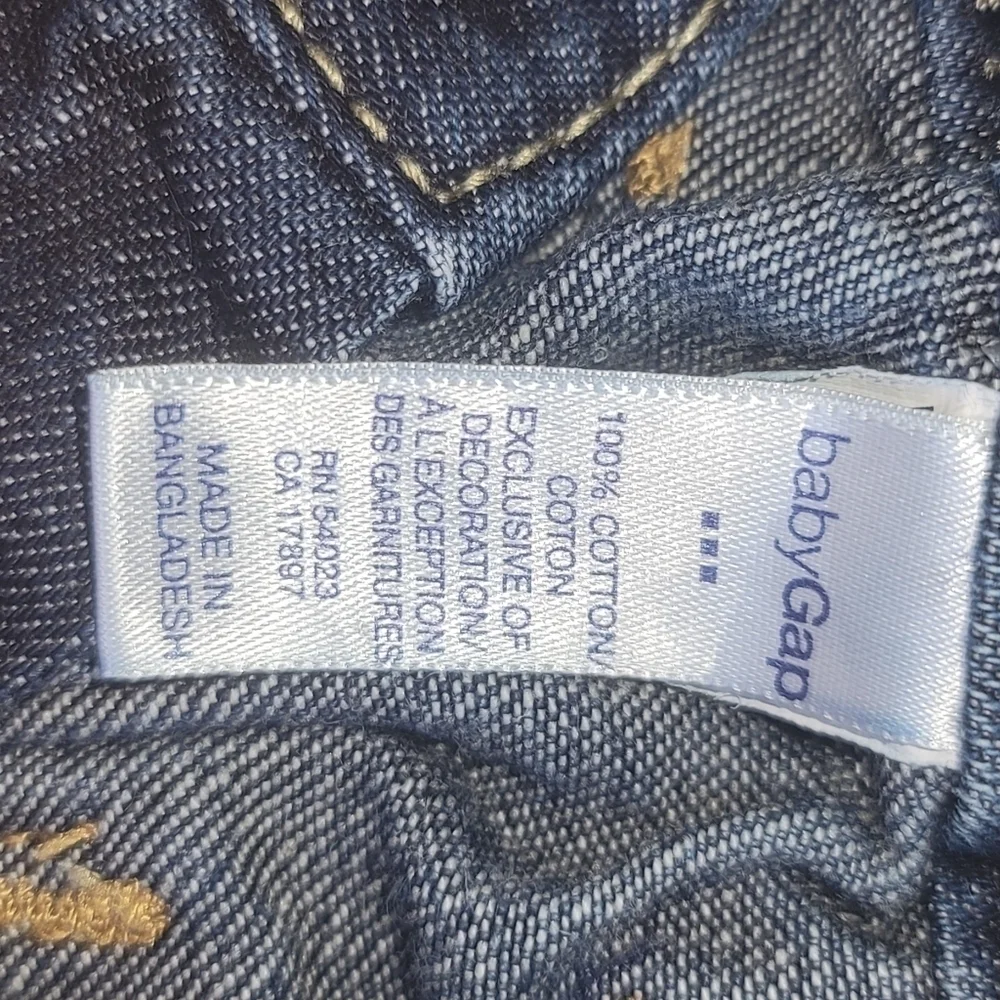 Baby Gap Denim Jeans with Flannel Cuffs